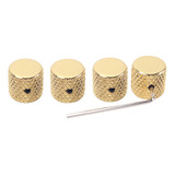 4-piece Metal Dome Tone And Volume Control Knobs For