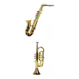 24 2 Piezas De Instrumentos De Trompeta De Juguete, Aa