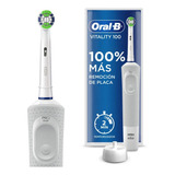 Escova De Dentes Elétrica Oral-b Vitality 100 Com Alça Recarregável, Cabeça De Limpeza De Precisão, 1 Unidade