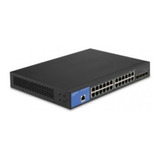 Switch Administrable Linksys Lgs328c 24 Puertos Gigabit 4 Pu