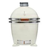 Parrilla Kamado B10 Blanco Horno Ahumador Premium Nano Cuota