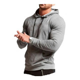 Buzo Canguro Camperita Capucha Hombre Slim Fit Hoodie 