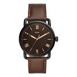 Reloj Para Hombre Fossil Copeland Fs5666, Correa De Cuero 