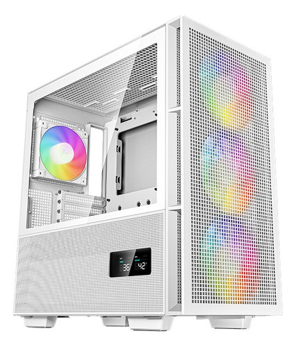 Gabinete Gamer Deepcool Ch560 Digital White Display Temp/uso