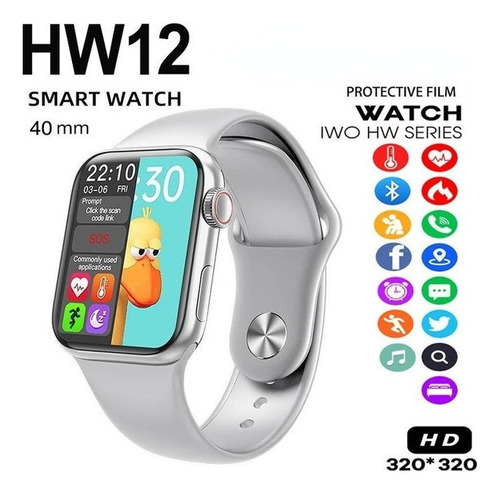 Smart Watch Hw12 1.57 'monitor De Música Bluetooth Pantalla