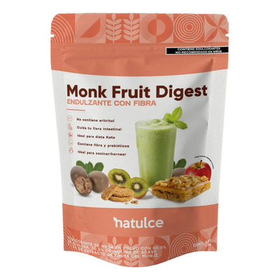 Monk Fruit 1 kg Natulce Digest | Endulzante Natural con Fibra Prebióticos SIN Eritritol | MercadoLibre