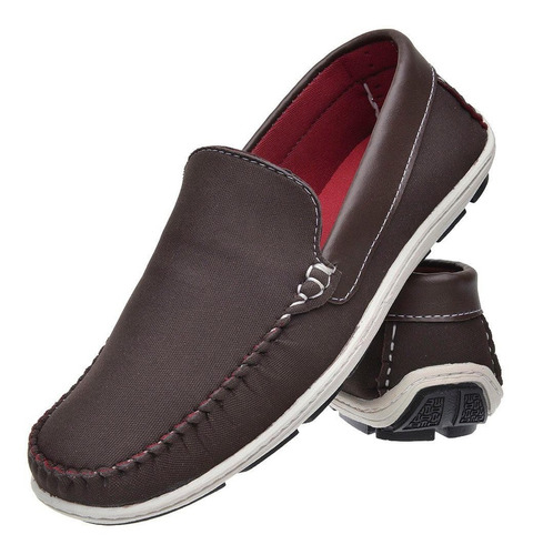 Mocassim Masculino Sapato Oxford Dock Side Confortavel