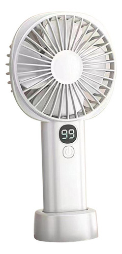 Gh Ventilador Mano Recargable 5 Gear Mute Soporte Plegado