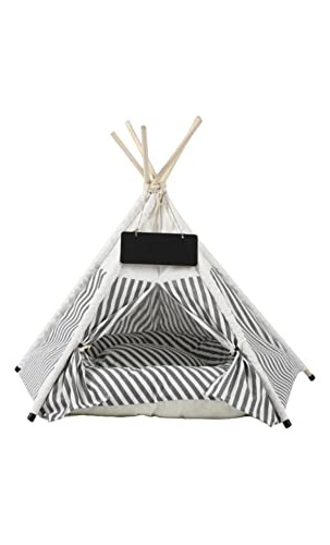 Tipi Para Mascotas Con Cojín Suave Para Perros, Gatos, Conej