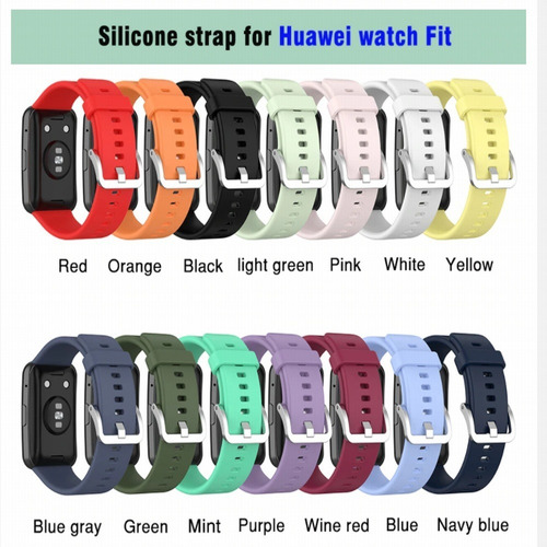 Correa Silicona Smartwatch Huawei Fit - Cod172