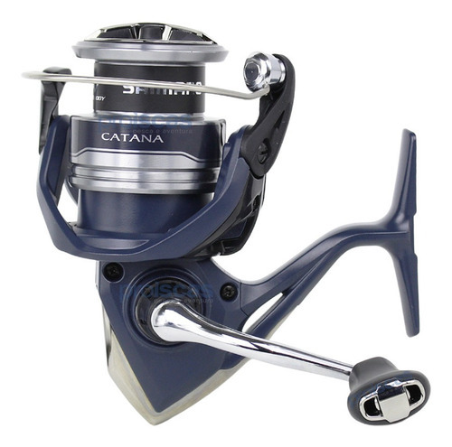 Molinete Shimano Catana 1000 Fe Plateado Y Azul, Lado De La Manivela Derecha/izquierda