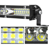 Barra Led Ultraslim 80cm 306w Blanco/ambar Spot Flood 12/24v