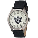 Reloj Timex Twafraimb Nfl Clutch Oakland Raiders Para Hombre