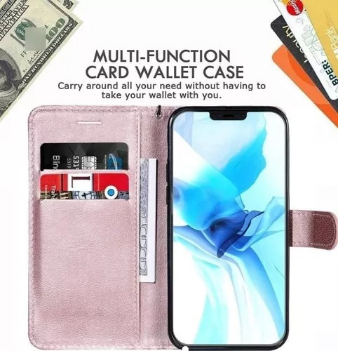 Funda Tarjetero Cartera Para Samsung S9 Plus + Cristal 21d