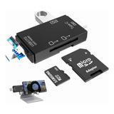 Adaptador Lector Tarjetas Usb Tipo-c Sd Tf Otg Pc Telémóvil