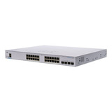 Switch 24 Puertos Giga Adm Cisco +4 Sfp Cbs350-24t-4g-ar