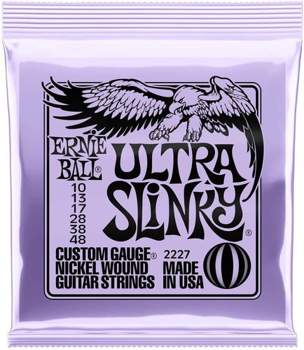 Paquete De Cuerdas Ernie Ball 10-48 Ultra Slinky Originales