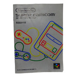 Manual Super Famicom Snes Nintendo Original Japonês 15x26cm
