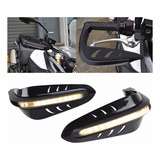 Cubre Puños Moto Agarre Guardamanos Universal Con Led 2pcs