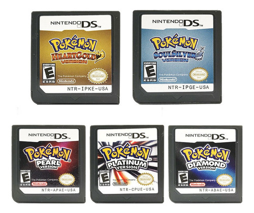 Fwefww Cartão De Jogo Nds 3ds Pokemon Gintama Diamond