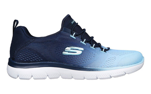 Tenis Mujer Skechers Summints - Azul 