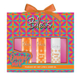 Body Splash Mujer Bless Trio Orange Wish +sg +bl Set