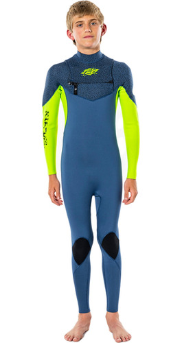 Traje De Agua 6hb548 Niño Azul Rip Curl