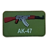 Parche Insignia Pvc Tactico Militar Airsoft Ak47 Gotcha Full