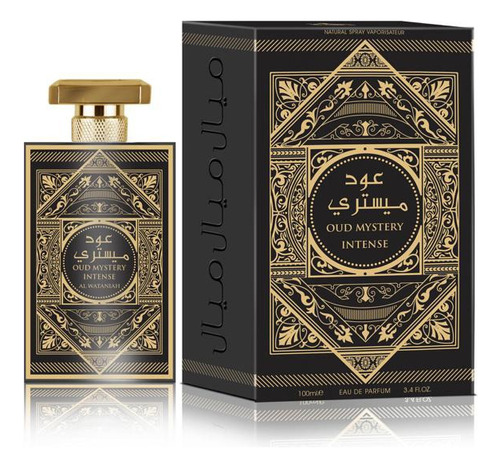 Al Wataniah Oud Mystery Intense Eau De Parfum 100ml Masculino | Original + Amostra