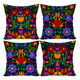 Farmnall Fundas De Almohada Para Fiesta Mexicana, 18 X 18, J