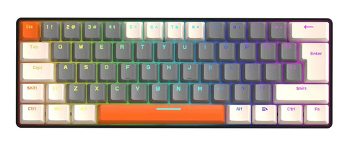 Yq62 Mini 60% Teclado Mecánico Con Cable Brasileño