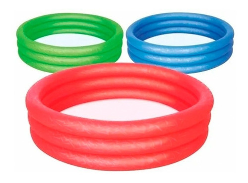 Pileta Inflable 3 Anillos Niños 152 X 30 Cm Bestway 