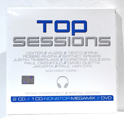 Top Sessions 3cd + Dvd Britney Christina Aguilera Alizee 