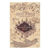 Poster Harry Potter Mapa Del Merodeador  20 X 30cms