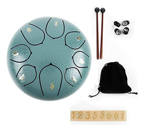 Steel Tongue Drum 6inch Tongue Drum For Kids Preschool Ac...