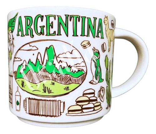 Taza Coleccionable Starbucks Been There Series Argentina