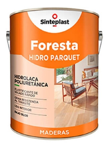 Laca Foresta Pisos Al Agua Hidroparquet Sinteplast X1 L 