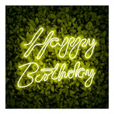 Led Neon Happy Birthday Festa Feliz Aniversario Debutante