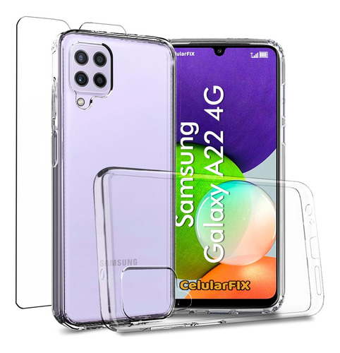 Funda Transparente P/ Samsung A22 4g, Space C/ Mica