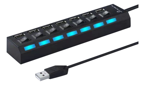 Adaptador De Expansión Multihub Usb 2.0 De Alta Velocidad De