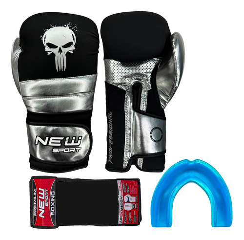 Guantes De Boxeo New Sport Premium Box Mma Muay Thai Onzas