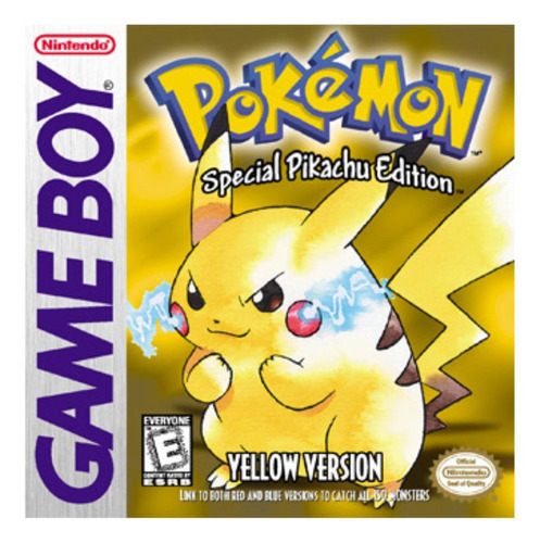 Pokemon Yellow Game Boy Físico Con Manuales