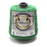 Barbante Colorido Barbantextil Imperador 4/6 610m Cor Verde Bandeira