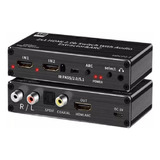 Switch Divisor Extrator De Áudio Hdmi 2x1 - Spdif