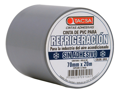Cinta P/ Refrigeración Sin Adhesivo Tacsa X20m Color X1