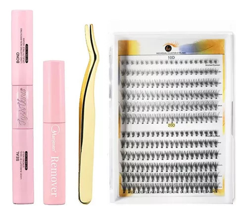 Extensiones De Pestañas, Kit Mix Lash Clustering