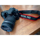 Canon Eos 70d Digital Dslr Wifi - Con Lente 135mm Y Estuche