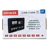 Radio Auto Aiwa 10.1 Pulgadas Car Play Android Auto Qled