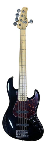 Contra Baixo Passivo Tjb-535 5 Cordas Tagima Jazz Bass Bk Acabamento Do Corpo Envernizado Cor Preto Orientação Da Mão Destro