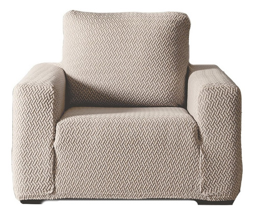 Cubre Sillon Individual Niza Greige Elastico Stretch Color Beige